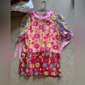 Queen of Sparkles color block Daisy Dress
